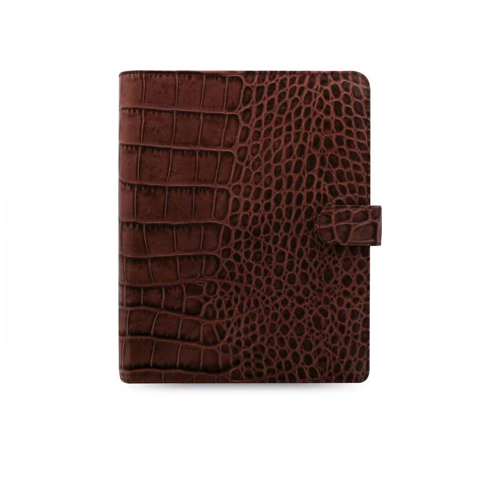 Filofax Classic Croc Chestnut A5 Organizer | Appelboom.com